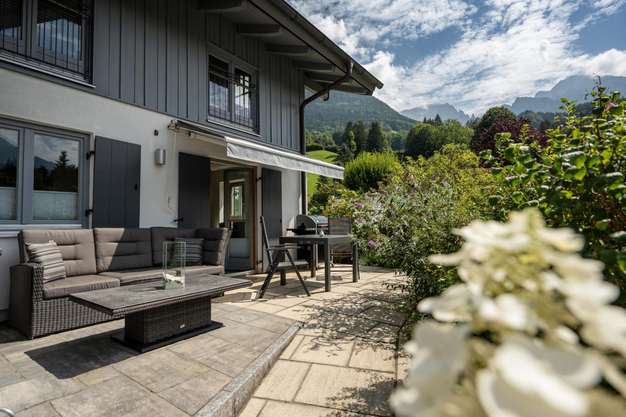 Ferienwohnung Marianne Bergpanorama Fuer Paare 60Qm Berchtesgaden Exterior photo